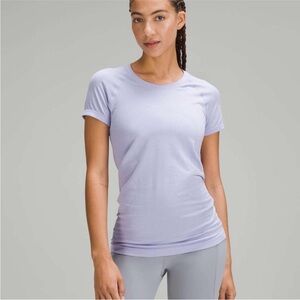 lululemon athletica Light Purple Short Sleeve Tee